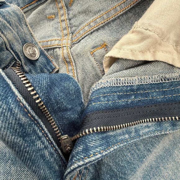 Slvrlake London Jeans SZ 24 NWT Shakedown Straight Leg Distress Denim High Waist - Picture 11 of 16